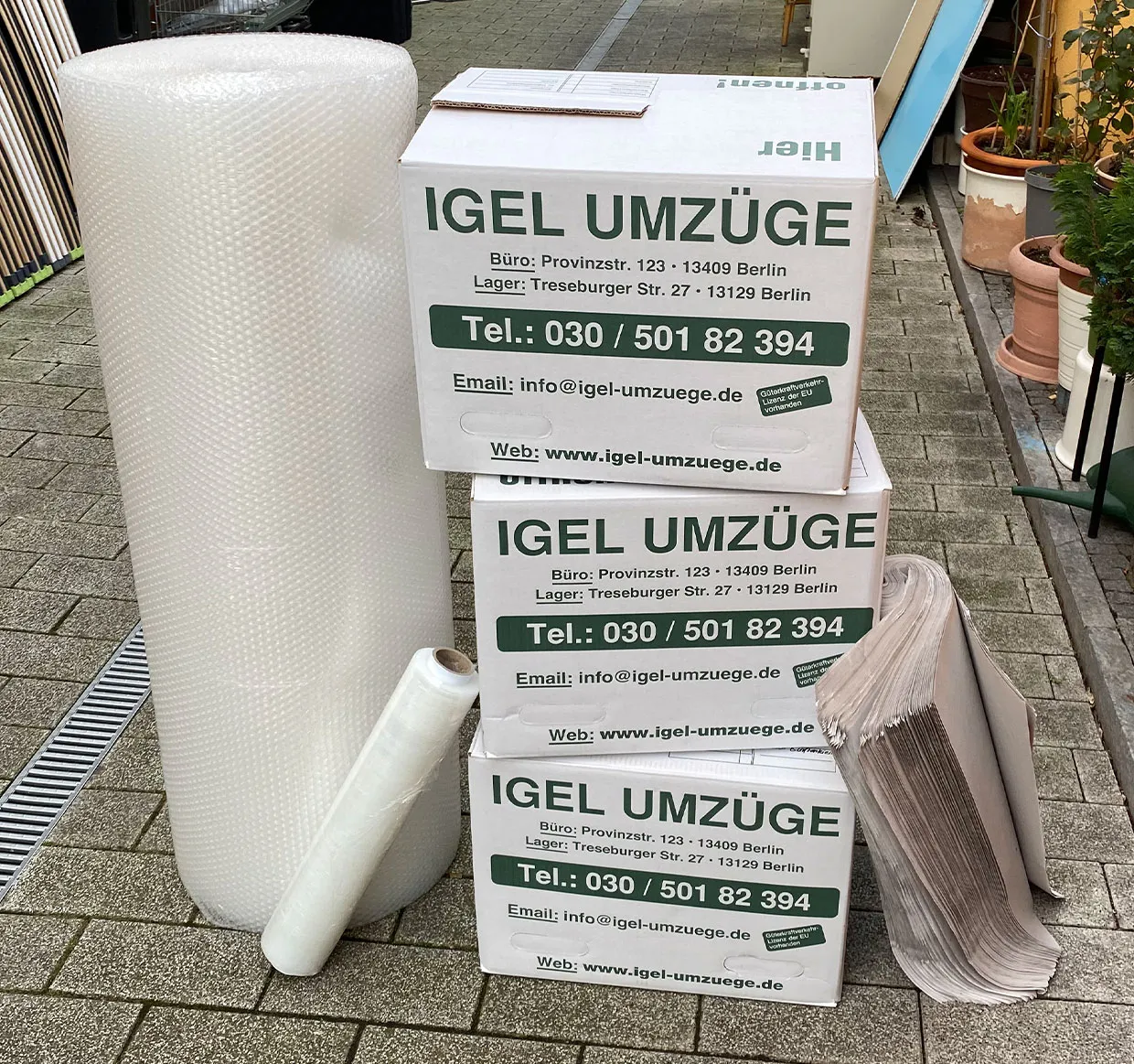 igel umzüge berlin Irland umzugsunternehmen